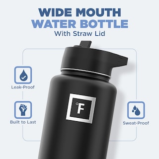 Foto 2 | Foto 2 | Botella De Agua Iron °flask Para Acampar Y Senderismo, 950 Ml, Color Beige Perla - Venta Internacional.