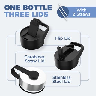 Foto 3 | Foto 3 | Botella De Agua Iron °flask Para Acampar Y Senderismo, 950 Ml, Color Beige Perla - Venta Internacional.