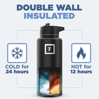 Foto 4 | Foto 4 | Botella De Agua Iron °flask Para Acampar Y Senderismo, 950 Ml, Color Beige Perla - Venta Internacional.