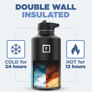 Foto 4 | Foto 4 | Botella De Hidratación Iron °flask Para Acampar Y Hacer Senderismo, 1,9 L, Aurora - Venta Internacional.