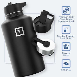 Foto 5 | Foto 5 | Botella De Hidratación Iron °flask Para Acampar Y Hacer Senderismo, 1,9 L, Aurora - Venta Internacional.