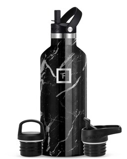Foto 1 | Foto 1 | Botella De Agua Iron °flask Para Acampar Y Hacer Senderismo, 960 Ml Con 3 Tapas - Venta Internacional.