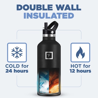 Foto 4 | Foto 4 | Botella De Agua Iron °flask Para Acampar Y Hacer Senderismo, 960 Ml Con 3 Tapas - Venta Internacional.