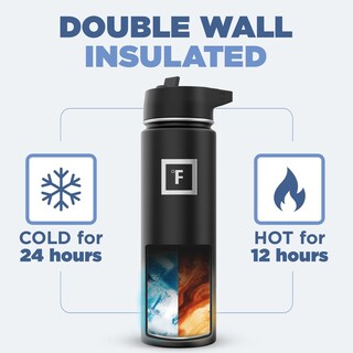 Foto 4 | Foto 4 | Botella De Agua Iron °flask Camping & Hiking, 650 Ml, Crema De Cachemir - Venta Internacional.