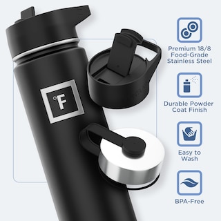Foto 5 | Foto 5 | Botella De Agua Iron °flask Camping & Hiking, 650 Ml, Crema De Cachemir - Venta Internacional.