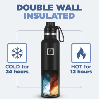 Foto 4 | Foto 4 | Botella De Agua Iron °flask Para Acampar Y Senderismo, 700 Ml Con 3 Tapas - Venta Internacional.
