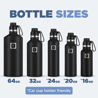 Foto 6 | Foto 6 | Botella De Agua Iron °flask Para Acampar Y Senderismo, 700 Ml Con 3 Tapas - Venta Internacional.