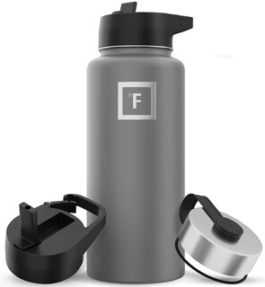 Foto 1 | Foto 1 | Botella De Agua Iron °flask Para Acampar Y Senderismo, 960 Ml, Color Grafito - Venta Internacional.