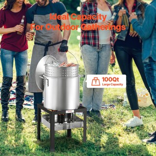 Foto 2 | Foto 2 | Kit de Olla Vevor 100 Cuartos de Galón con Colador y Quemador - Venta Internacional