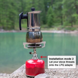 Foto 6 | Foto 6 | Adaptador Hotop Para Estufa De Camping, 2 Piezas, Tanque De Propano De 1 Libra - Venta Internacional.