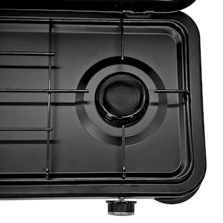 Foto 5 | Foto 5 | Parrilla/estufa De 2 Quemadores De Gas Con Tapa Color Negro Negro Sgs-6002b
