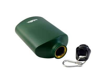 Foto 4 | Foto 4 | Botella de Aluminio Wallis B270453 color Verde Militar Plana con Gancho y Tapa Rosca 500 ML