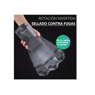 Foto 3 | Foto 3 | Botella de Agua Antifugas 1 L Eo Safe Imports Esi-11069 Gris