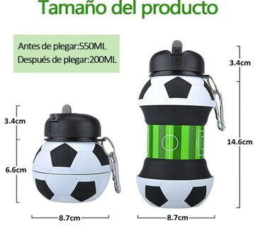 Foto 2 | Foto 2 | Botella De Agua Xtellar Plegable Y Deportiva: Tu Aliada Renovada En Deportes Y Viajes