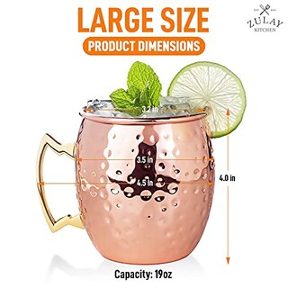 Foto 5 | Foto 5 | Venta Internacional-mule Set 4 Zulay Moscow, 480 Ml, Hecho A Mano