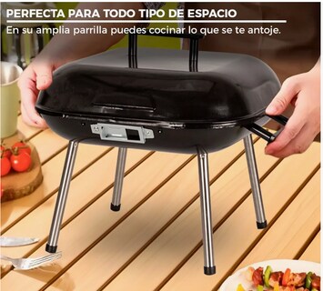 Foto 4 | Foto 4 | Asador Parrilla Bbq Carbón Grill Ligero Portátil Cocina