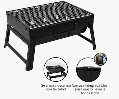 Foto 4 | Foto 4 | Asador Parrilla Carbón Grill Cocina Bbq Portátil Cocina