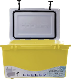 Foto 2 | Foto 2 | Hielera Térmica Amarilla Caribbean Cooler 43L