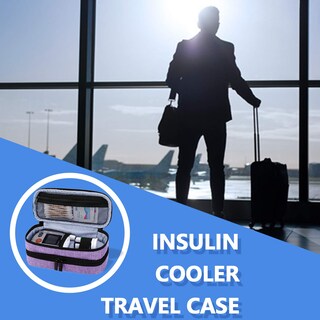 Foto 7 | Foto 7 | Estuche De Viaje Insulin Cooler Yarwo Para Diabéticos De Doble Capa - Venta Internacional.
