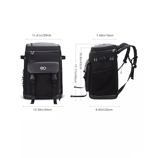 Foto 2 | Foto 2 | Mochila Hielera Bolsa Termica Portátil Impermeable De 30l Eo Safe Imports Esi-16892-1 Negro