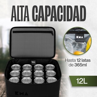 Foto 4 | Foto 4 | Hielera Outdoor Kma 12l Color Negro Impermeable