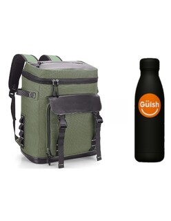 Foto 1 | Foto 1 | Hielera Portatil Con Bolsa Térmica Impermeable Verde+ Gratis Termo Güish De Regalo