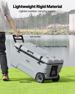 Foto 4 | Foto 4 | Hielera Portátil Vevor De 74 Litros Con Retención De Hielo Para Viajes Familiares - Venta Internacional.