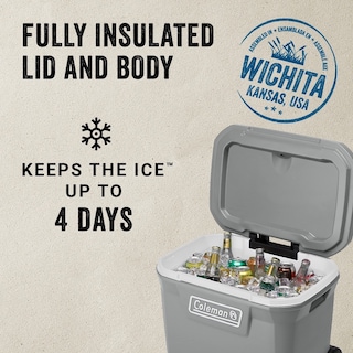Foto 3 | Foto 3 | Cooler Coleman Serie 316, Portátil, Aislante, 100 L, Con Ruedas - Venta Internacional.