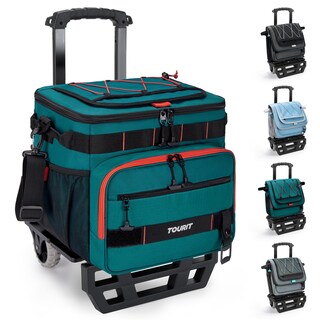 Foto 1 | Foto 1 | Cooler Tourit, Plegable, Con Aislamiento De 48 Latas Y Carro Todo Terreno - Venta Internacional.