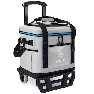 Foto 1 | Foto 1 | Hielera Portátil Tourit De 29 Litros Con Capacidad Para 50 Latas Y Ruedas - Venta Internacional.