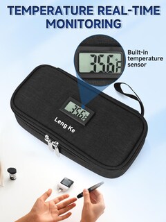 Foto 3 | Foto 3 | Estuche De Viaje Para Enfriador De Insulina Youshares Para Bolígrafos Y Frascos - Venta Internacional.