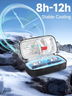 Foto 4 | Foto 4 | Estuche De Viaje Para Enfriador De Insulina Youshares Para Bolígrafos Y Frascos - Venta Internacional.