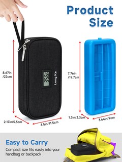 Foto 6 | Foto 6 | Estuche De Viaje Para Enfriador De Insulina Youshares Para Bolígrafos Y Frascos - Venta Internacional.