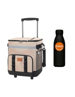 Foto 1 | Foto 1 | Hielera Portátil Con Ruedas Caqui + Gratis Termo Güish De Regalo