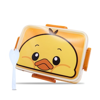 Foto 1 | Foto 1 | Lonchera Infantil con Separador de Alimentos y Tenedor Playbox color Amarillo