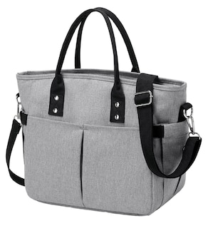 Foto 1 | Foto 1 | Bolsa de Almuerzo Térmica Lab.G Impermeable Gris con Correas Negras