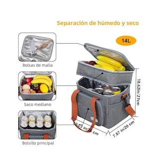 Foto 2 | Foto 2 | Lonchera Eo Safe Imports Gris