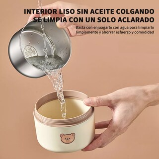 Foto 3 | Foto 3 | Lonchera Redonda Térmica 3 Piezas Esi-15894 Blanco