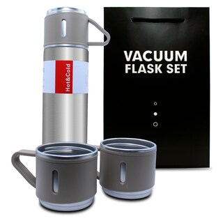 Foto 1 | Foto 1 | Termo de Acero Inoxidable Besser Vacuum 500 Ml con 3 Tazas