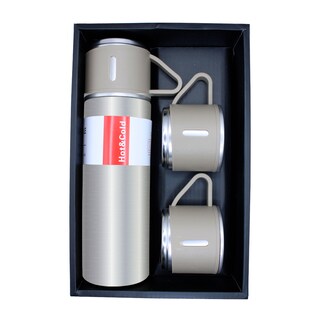 Foto 3 | Foto 3 | Termo de Acero Inoxidable Besser Vacuum 500 Ml con 3 Tazas