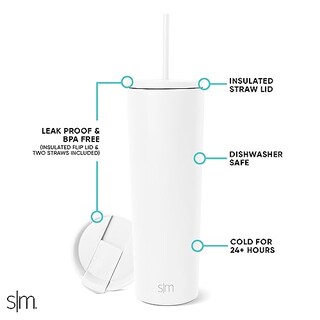 Foto 2 | Foto 2 | Venta Internacional - Vaso Aislante Moderno, Sencillo, Con Tapa Y Pajita, 500 Ml