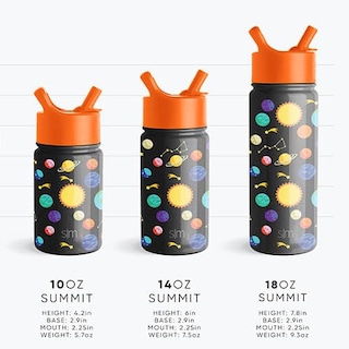 Foto 4 | Foto 4 | Venta Internacional - Botella De Agua Simple Y Moderna De Dc Comics Batman Kids Con Pajita