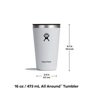 Foto 4 | Foto 4 | Venta Internacional - Tumbler Hydro Flask All Around, 473 Ml, Con Tapa A Presión, Agave