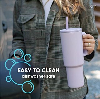 Foto 7 | Foto 7 | Venta Internacional - Vaso Simple Modern Trek De 1183 Ml Con Asa Y Tapa Con Pajita