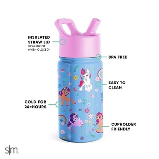 Foto 2 | Foto 2 | Venta Internacional - Botella De Agua Sencilla Y Moderna De My Little Pony Kids Con Pajita