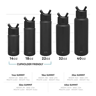 Foto 4 | Foto 4 | Venta Internacional - Botella De Agua Simple Modern Summit Con Aislamiento Al Vacío Con Pajita