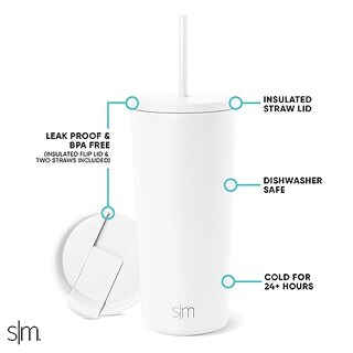 Foto 2 | Foto 2 | Venta Internacional - Vaso Aislante Moderno, Sencillo, Con Tapa Y Pajita, 500 Ml
