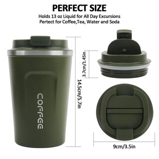 Foto 3 | Foto 3 | Vaso De Café Cs Cosddi De Acero Inoxidable, 350 Ml, Vacuum Insula - Venta Internacional.
