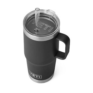 Foto 1 | Foto 1 | Taza Yeti Rambler de 750 ml con Tapa de Pajita con Aislamiento al Vacío Negro - Venta Internacional