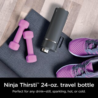 Foto 2 | Foto 2 | Botella de Agua Ninja Thirsti Travel 530 ml de Acero Inoxidable - Venta Internacional